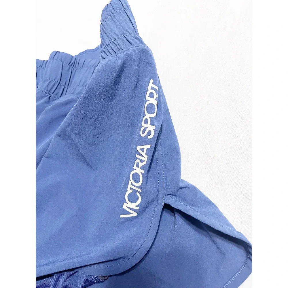 Victorias Secret Sport Womens Running Active‎ Shorts Athletic Blue Size L